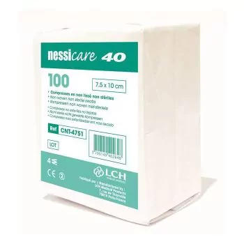 Compresses non tissées non stériles 40 grs Nessicare LCH