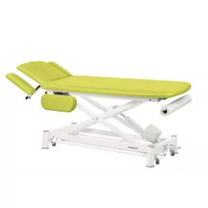 Table de massage électrique pour ostéo et kiné avec accoudoirs Ecopostural C7544